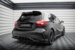 Maxton Street Pro rear side splitters + Flaps for Mercedes-Benz A AMG-Line W176 Facelift