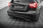 Maxton Street Pro rear side splitters + Flaps for Mercedes-Benz A AMG-Line W176 Facelift