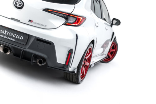 Maxton Street Pro rear side splitters + Flaps for Toyota GR Corolla Mk12