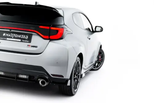 Maxton Street Pro rear side splitters + Flaps for Toyota GR Yaris Mk4 Facelift