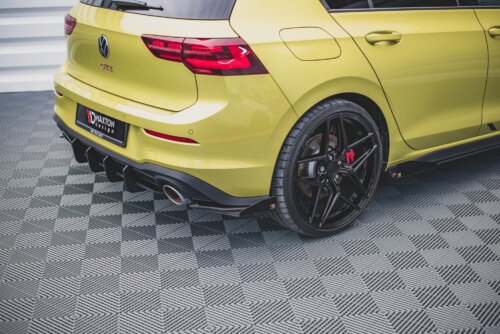 Maxton Street Pro rear side splitters + Flaps for Volkswagen Golf GTI Clubsport Mk8