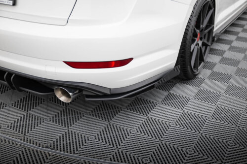 Maxton Street Pro rear side splitters + Flaps for Volkswagen Jetta GLI Mk7