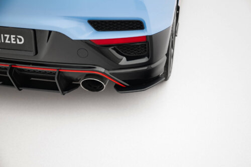 Maxton Street Pro rear side splitters for Hyundai Veloster N Mk2