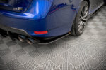 Maxton rear side splitters for Lexus GS F Mk4 Facelift