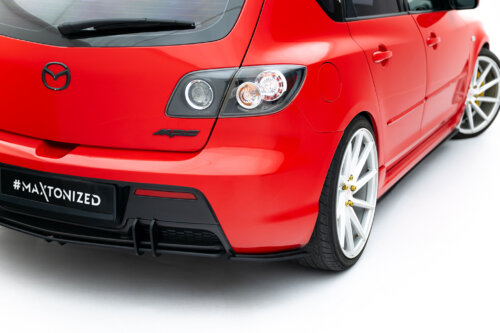 Maxton rear side splitters for Mazda 3 MPS Mk1 EU Version
