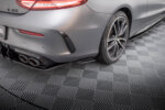 Maxton rear side splitters for Mercedes-AMG C43 Coupe / Cabrio C205 Facelift / A205 Facelift
