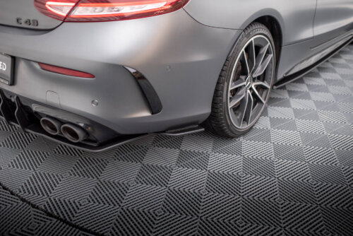Maxton rear side splitters for Mercedes-AMG C43 Coupe / Cabrio C205 Facelift / A205 Facelift