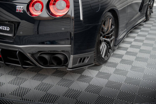 Maxton rear side splitters for Nissan GTR R35 Facelift