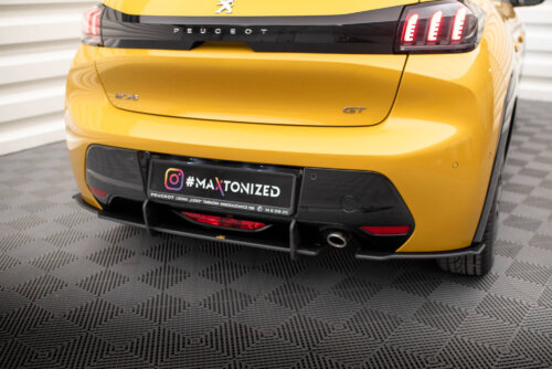 Maxton rear side splitters for Peugeot 208 GT Mk2