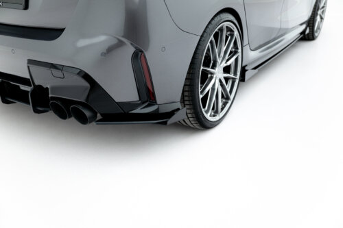 Maxton rear side splitters V.1 + Flaps for BMW M135i F70
