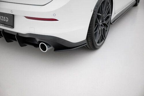 Maxton rear side splitters V.1 for Volkswagen Golf GTI / GTE / R-Line Mk8