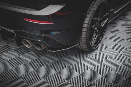 Maxton rear side splitters V.1 for Volkswagen Golf R Hatchback Mk8 / Mk8 Facelift