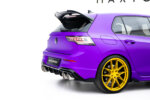 Maxton Street Pro Rear Side Splitters V.2 + Flaps V.2 Volkswagen Golf R Hatchback Mk8 / Mk8 Facelift