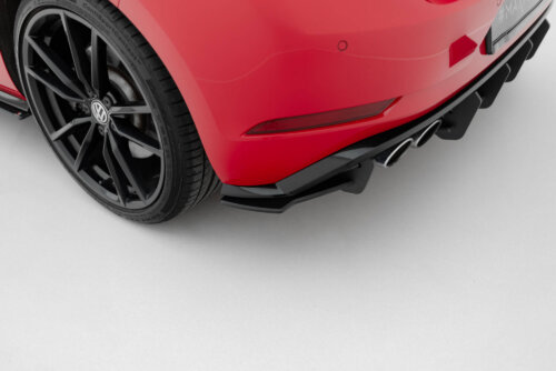 Maxton rear side splitters for Volkswagen Golf R Mk7 Facelift