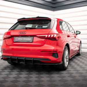 Maxton stražnji difuzor + Flaps za Audi A3 Sportback 8Y