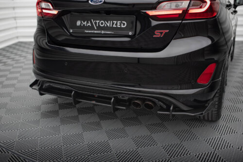 Maxton Street Pro rear diffuser + Flaps for Ford Fiesta Mk8 ST