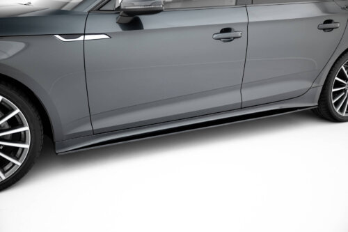 Maxton Street Pro side skirt diffusers for Audi A5 Sportback F5 Facelift