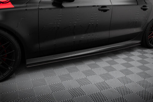 Maxton Street Pro side skirt diffusers for Audi A7 RS7 Look C7
