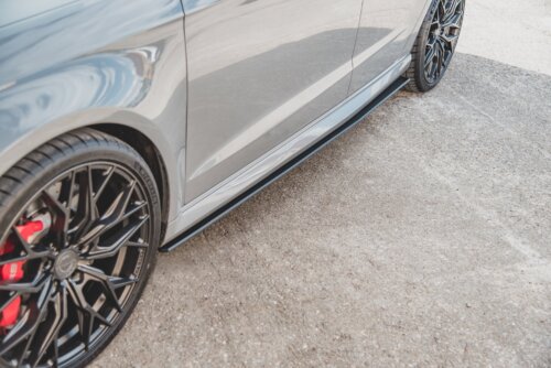 Maxton Street Pro side skirt diffusers for Audi RS3 8V Sportback