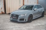 Maxton Street Pro side skirt diffusers for Audi RS3 8V Sportback