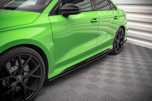 Maxton Street Pro side skirt diffusers for Audi RS3 Sedan 8Y