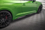 Maxton Street Pro side skirt diffusers for Audi RS5 Coupe F5 Facelift
