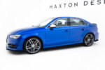 Maxton Street Pro side skirt diffusers for Audi S3 / A3 S-Line Sedan 8V