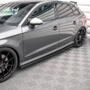 Maxton Street Pro bočni produžeci za Audi S3 / A3 S-Line Sportback 8V Facelift