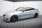 Maxton Street Pro side skirt diffusers for BMW 4 Coupe / Gran Coupe / Cabrio M-Pack F32 / F36 / F33