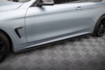 Maxton Street Pro side skirt diffusers for BMW 4 Coupe / Gran Coupe / Cabrio M-Pack F32 / F36 / F33