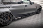 Maxton Street Pro side skirt diffusers for BMW M3 Sedan / Touring G80 / G81