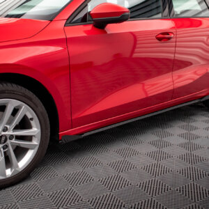 Maxton Street Pro bočni produžeci + Flaps za Audi A3 8Y