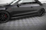 Maxton Street Pro side skirt diffusers + Flaps for Audi A5 / A5 S-Line / S5 Coupe / Cabrio 8T / 8T Facelift