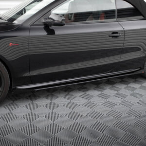 Maxton Street Pro bočni produžeci + Flaps za Audi A5 / A5 S-Line / S5 Coupe / Cabrio 8T / 8T Facelift