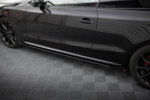 Maxton Street Pro side skirt diffusers + Flaps for Audi A5 / A5 S-Line / S5 Coupe / Cabrio 8T / 8T Facelift