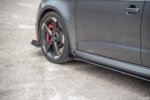 Maxton Street Pro side skirt diffusers + Flaps for Audi RS3 8V Sportback