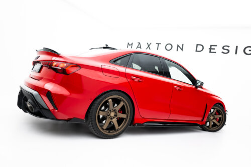 Maxton Street Pro side skirt diffusers + Flaps for Audi RS3 Sedan 8Y Facelift
