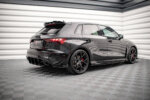 Maxton Street Pro side skirt diffusers + Flaps for Audi RS3 Sportback 8Y