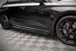 Maxton Street Pro side skirt diffusers + Flaps for Audi RS3 Sportback 8Y