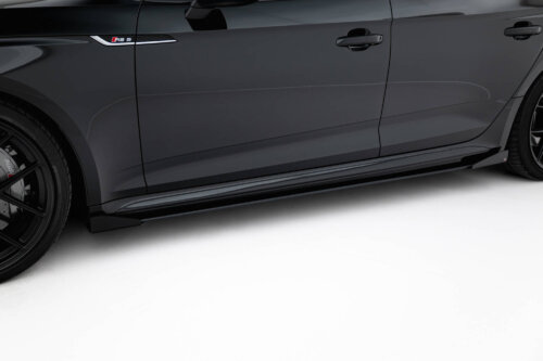 Maxton Street Pro side skirt diffusers + Flaps for Audi RS5 Sportback F5