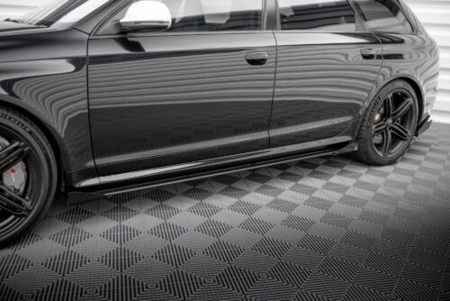 Maxton Street Pro bočni produžeci + Flaps za Audi RS6 Avant C6