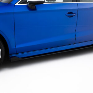 Maxton Street Pro bočni produžeci + Flaps za Audi S3 / A3 S-Line Sedan 8V