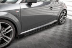 Maxton Street Pro side skirt diffusers + Flaps for Audi TT S / S-Line 8S