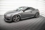 Maxton Street Pro side skirt diffusers + Flaps for Audi TT S / S-Line 8S