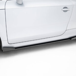 Maxton Street Pro side skirt diffusers + Flaps for Audi TT S / TT S-Line 8J Facelift