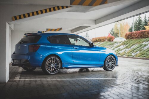 Maxton Street Pro side skirt diffusers + Flaps for BMW 1 F21 M135i / M140i / M-Pack