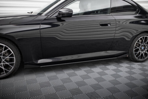 Maxton Street Pro side skirt diffusers + Flaps for BMW 2 Coupe G42