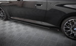 Maxton Street Pro side skirt diffusers + Flaps for BMW 2 Coupe G42