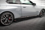 Maxton Street Pro side skirt diffusers + Flaps for BMW 2 Coupe M-Pack / M240i G42