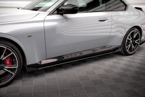 Maxton Street Pro side skirt diffusers + Flaps for BMW 2 Coupe M-Pack / M240i G42